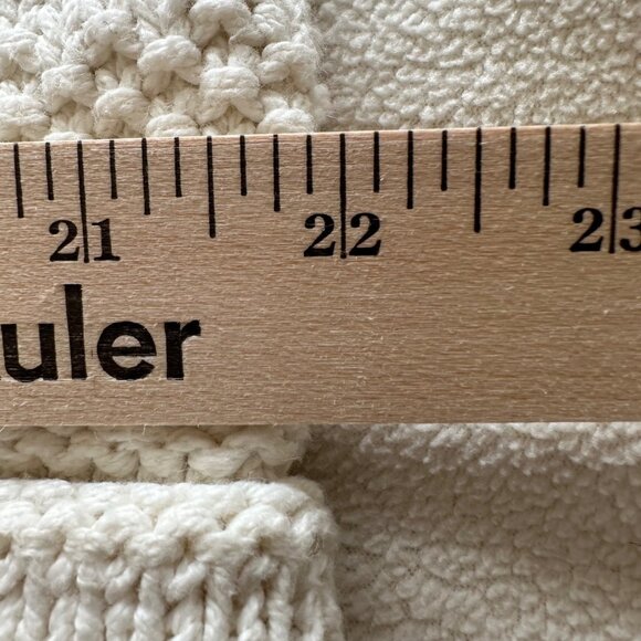 Vintage Hunt Club Women's Cream Made In USA Cotton Sweater SZ Large Academia - Picture 4 of 9